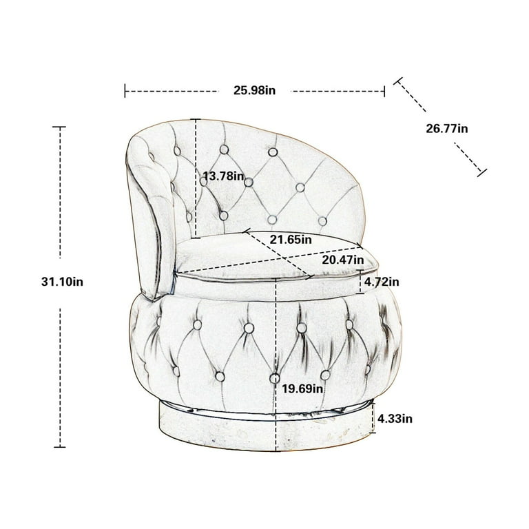 Cuddle chair dimensions discount