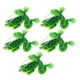 thumbnail image 2 of 5 piezas de señuelos de pesca perfecl rana 3D 6cm 5g color verde, 2 of 8