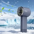 thumbnail image 1 of EGNMCR High Speed Handheld Fan Stepless Speed Control Ice Fan Portable Usb Rechargeable Small Fan electric fan, 1 of 9