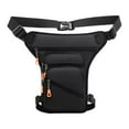 thumbnail image 2 of Bolso de cintura para hombre Yuyangstore bolso de mensajero correa ajustable impermeable Negro 20 cm x 8 cm x 33 cm, 2 of 8