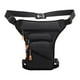 thumbnail image 2 of Riñonera para hombre, bolso, suministros impermeables, bolsa de mensajero, bolsa para pierna, riñonera deportiva para senderismo, viajes al aire libre Negro, 2 of 8