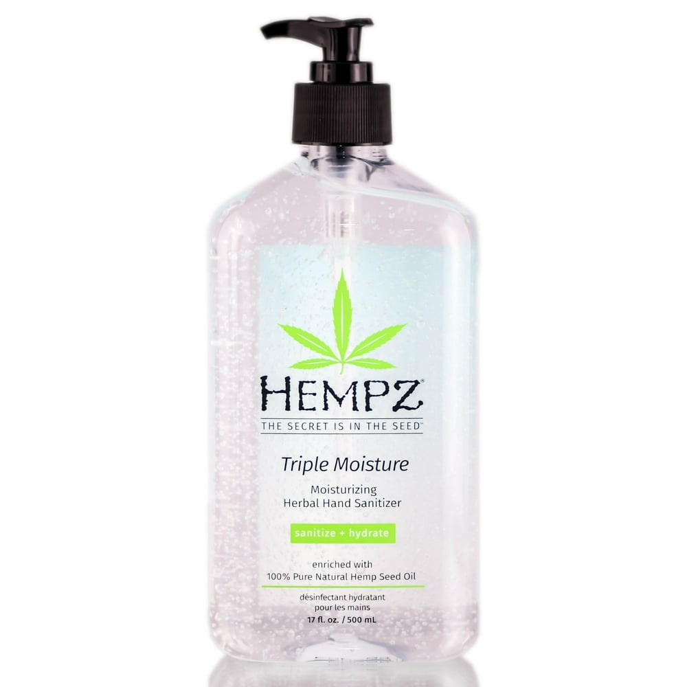 Hempz Triple Moisture Moisturizing Herbal Hand Sanitizer 17 oz