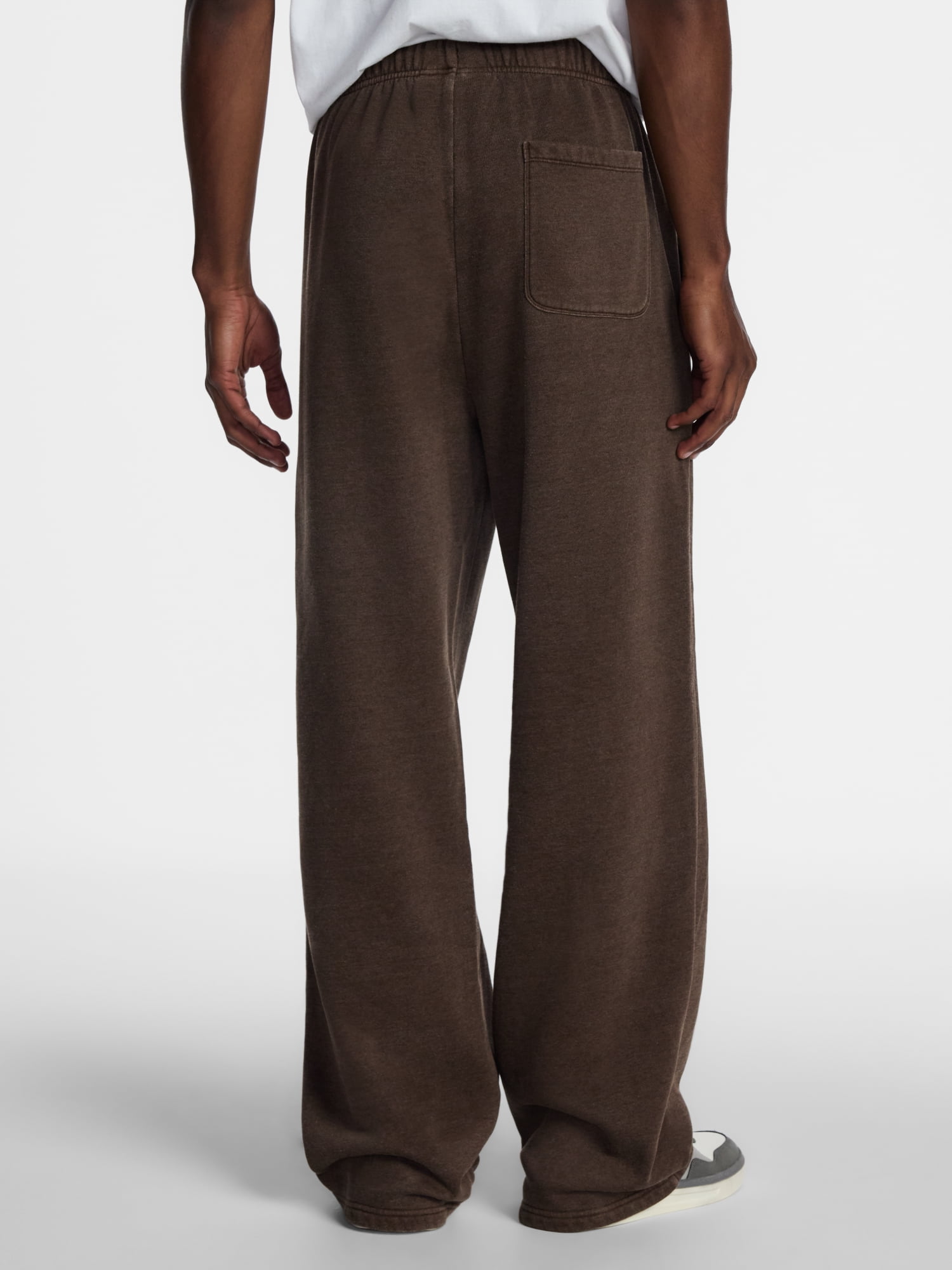 No Boundaries Fleece Open Hem Sweatpants, Men's XS-5XB