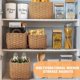 thumbnail image 3 of Rectangular wicker storage basket, practical, 3 of 5