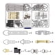 thumbnail image 3 of Kit de metal de reloj de marco de accesorios de montaje de hardware de 96 piezas con juego de tornillos de caja de almacenamiento Jumpingount HA6165-00B, 3 of 6