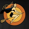 thumbnail image 3 of CafePress - Retro Witch Long Sleeve T Shirt - Long Sleeve Dark T-Shirt, 3 of 4
