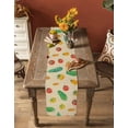 thumbnail image 5 of Watercolor Fruits Burlap-Cotton Table Runner 72 Inches Long,Summer Fruits Rustic Farmhouse Table Runners,Outdoor Dining Tablecloths Decor for Baby Shower/Party/Wedding 14x72, 5 of 9