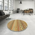 thumbnail image 3 of Ahgly Company Indoor Rectangle Abstract Orange Abstract Area Rugs, 8' x 12', 3 of 6