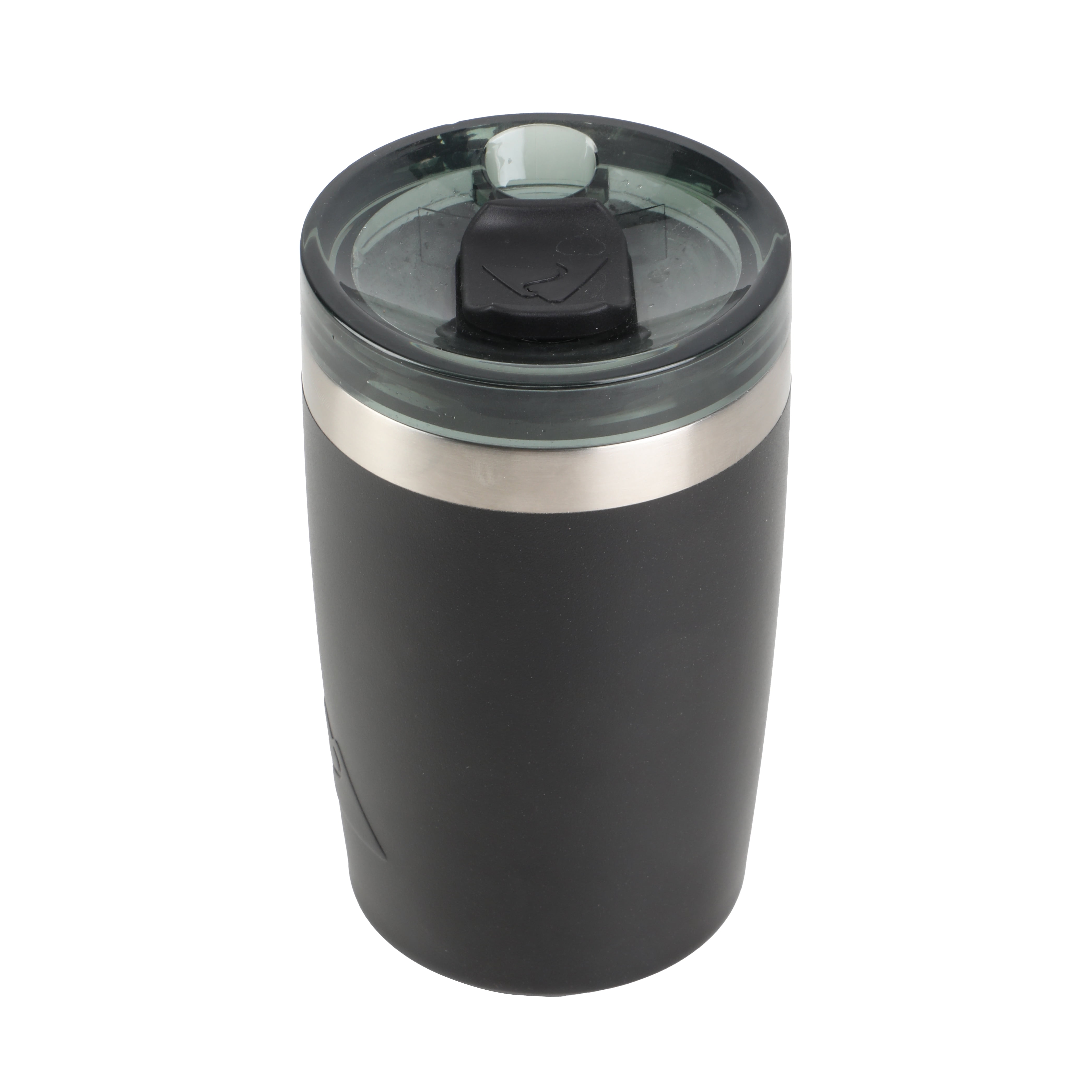 Ozark Trail 12oz Ceramic Lined Stainless Steel Insulated Travel Tumbler with Slider Lid, Black