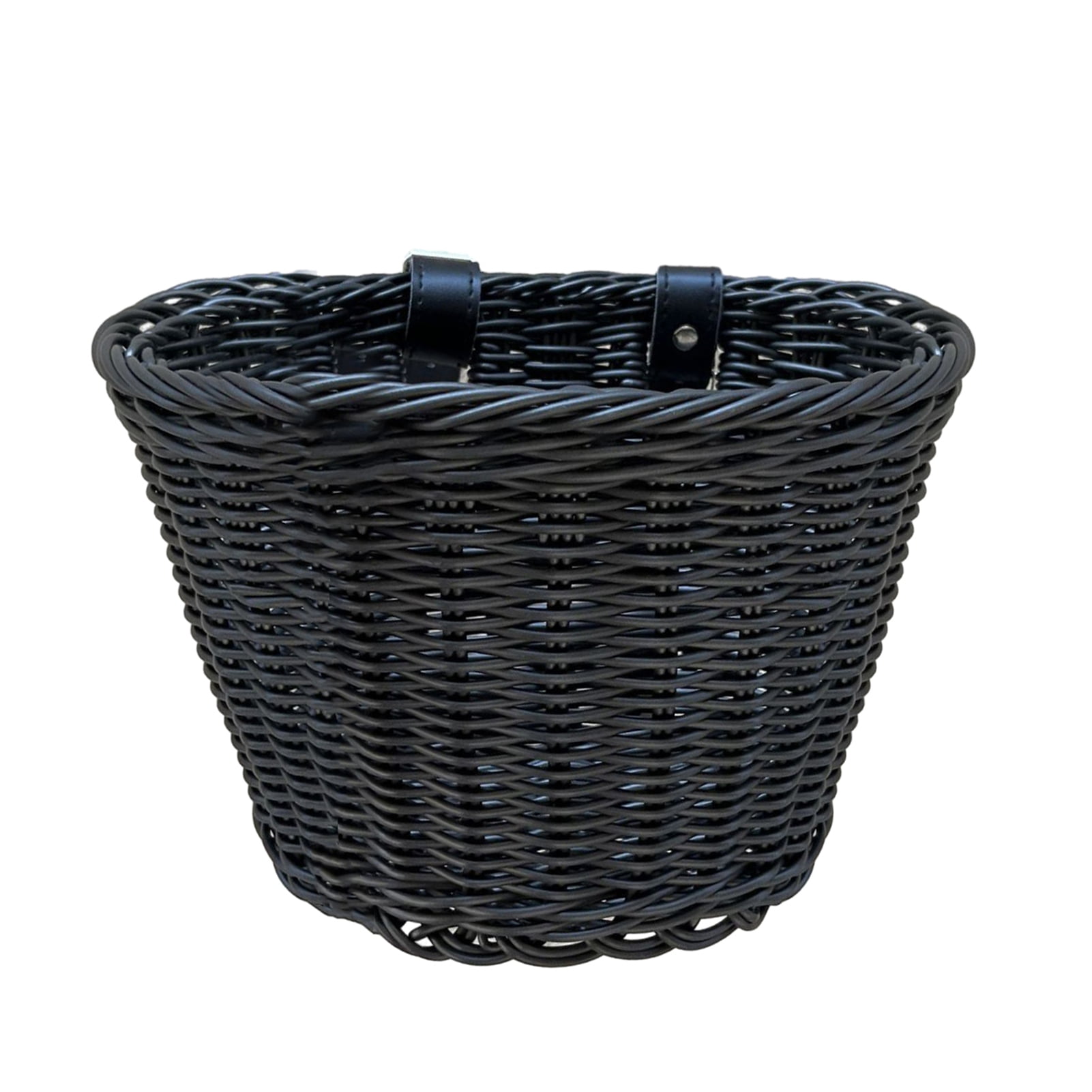 Washranp Woven Plastic Bike Baskets,Large Capacity Front Bicycle Basket Handlebar Storage