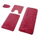 thumbnail image 3 of Xihbxyly Alfombrilla de Baño de Espuma Viscoelástica, Suave y Absorbente, Antideslizante, Lavable a Máquina, Ideal para El Baño y La Ducha, Colección de 4 Piezas., 3 of 7