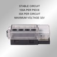 thumbnail image 4 of Fuse Box, Erosion Resistant Explosion Proof 1 in 4 Out PC Insulated Transparent Dust Proof Cover Blade Fuse Box  for Portable Refrigerators Chargers, 4 of 7