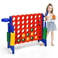 thumbnail image 3 of Topbuy 4-to-Score Giant Game Set for Kids Educational Toys with Ring Game and Basketball Hoop Indoor Outdoor Blue, 3 of 7