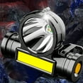 thumbnail image 4 of Lampe Frontale à DEL Rechargeable avec Chargement USB, 3 Modes d'Éclairage, Serre-Tête Ajustable pour le Camping, la Randonnée et la Course en Plein Air, 4 of 6