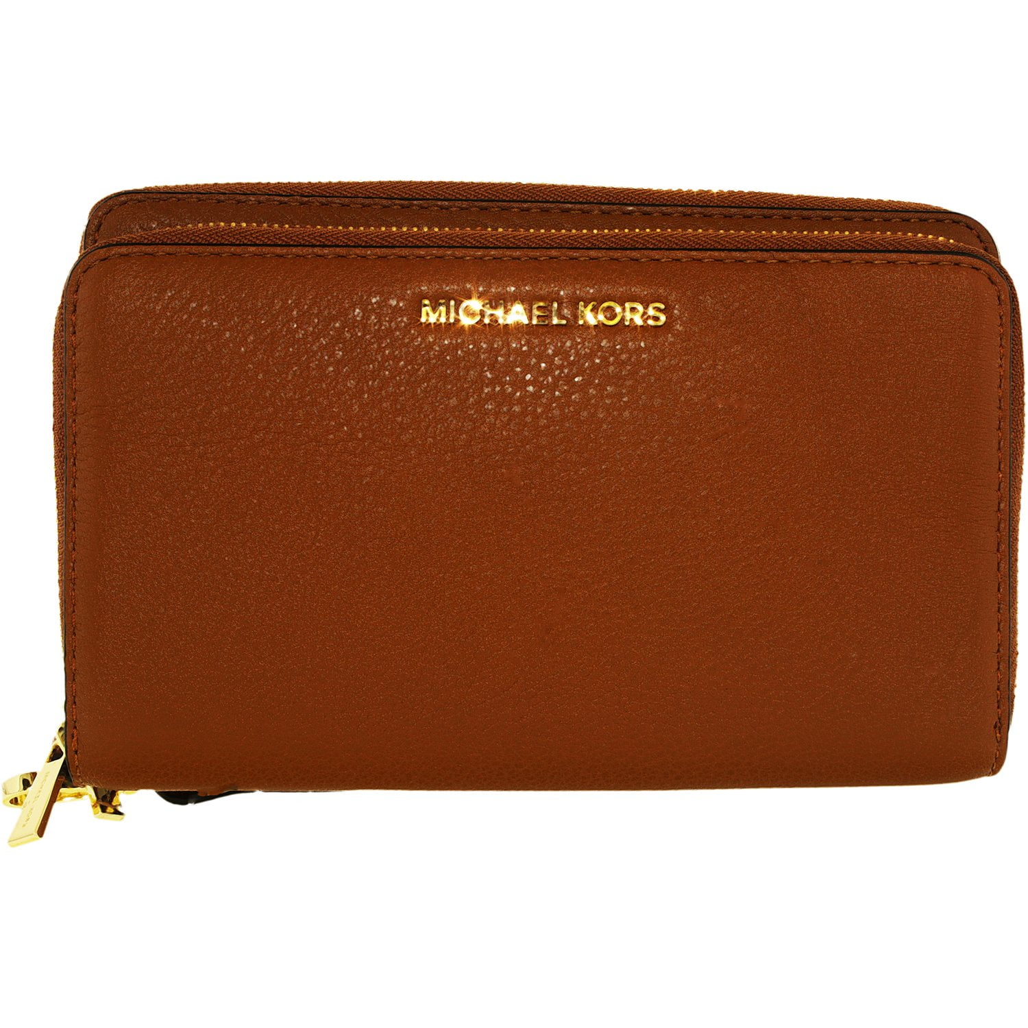 michael kors brown leather wallet