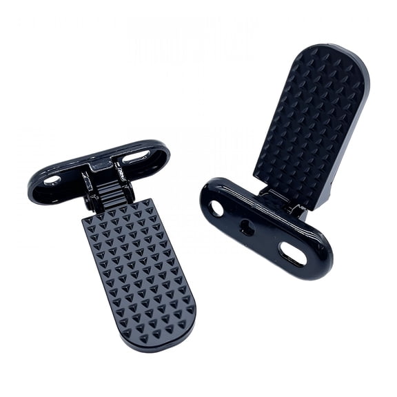 MELIVO 2Pcs Bike Rear Pedals Foldable Foot Pegs for Motorcycle Electric BMX