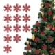 thumbnail image 1 of 12PCS Christmas Creatives Colorful Snowflakes Christmas Tree Decoration Pendants Desktop Atmospheres Decorations, 1 of 6