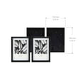 thumbnail image 5 of Prinz 5x7 Matted to 4x6 Metal Table Top Picture Frame in Black, 2 Pack, 5 of 5