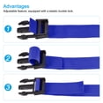 thumbnail image 4 of Unique Bargains 1m Length with Quick Release Buckle Luggage Straps, Blue, 4 of 5