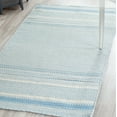 thumbnail image 2 of SAFAVIEH Kilim Orpa Striped Wool Area Rug, Light Blue/Ivory, 2' x 3', 2 of 8