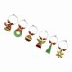 thumbnail image 2 of 2x 6pcs / Set Ningones de de Navidad Mark Charms Decoración de, 2 of 10