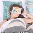 thumbnail image 3 of Coofit Sleep Mask Lovely Plush Cute Elastic Eye Mask Sleeping Blindfold Mask for Home, 3 of 10
