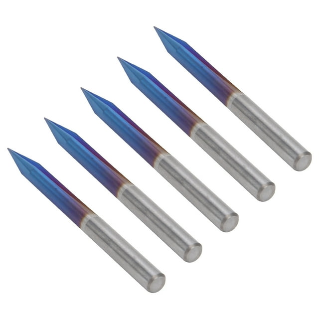 Engraving Bit, Portable 2 Flutes Bit for Acrylic for Marking on Wood for Carving for MDF