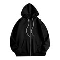 thumbnail image 3 of Pink Graphic Oversized Hoodies for Teen Girls, 3 of 4