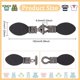 thumbnail image 2 of 6 pares de broches para cárdigan, hebillas de cuero para coser, broche de cuero, broche para poncho con nudo, cierre de palanca de cuero sintético., 2 of 7
