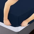 thumbnail image 3 of Sábana ajustable Utopia Bedding, doble bolsillo profundo, microfibra suave, 3 of 6