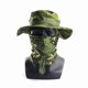thumbnail image 4 of Senderismo Pesca Benny Sombrero Deportes al aire libre Protección UV Cuello Camuflaje de la cara Sombrero y máscara de Benny ajustable, 4 of 5