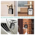 thumbnail image 5 of K-Cliffs Heavy Duty Lock Box Secure Portable 4 digit Combination Key Lockbox With Shackle Safe for Realtor's Open House Holds up to 5 Keys, 5 of 7