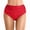 Red, variant on Women Bikini Bottom Women's High Waisted Bikini Bottom Tummy Control Ruched Bathing Suit Swim Bottom(Red, M)
