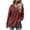 Wine, variant on Sweatshirt for Women Long Sleeve V Neck TopsPullover Casual Sweatshirts Solid Fall Fashion Sweaters Loose Trendy Winter Clothes Cute Tops Comfy Fall Outfits 2025