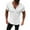 White, variant on WMTBSRSW Men's Quick-Dry Sport Shirt Lightweight Muscle Slim Henley Tops Summer Button Lightweight Stretch T Shirts
