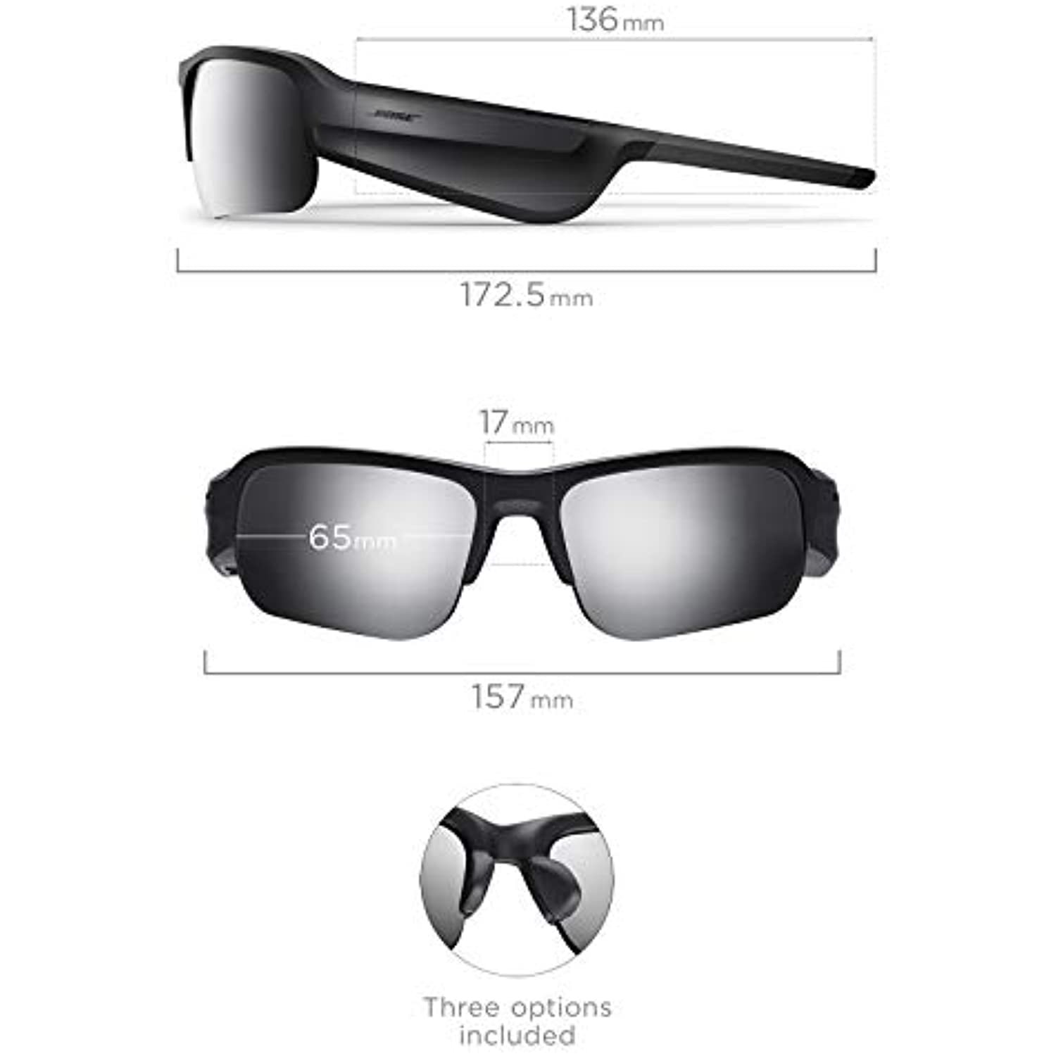 Bose Frames Tempo - Sports Sunglasses with Polarized Lenses