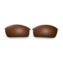 Walleva Brown Polarized Replacement Lenses for Oakley Bottlecap Sunglasses