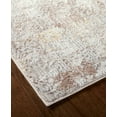 thumbnail image 4 of TOWN & COUNTRY LUXE Opaline Bold Marble Area Rug with Glam Metallic Ribbed Texture Pile, Taupe, 7'10"x10'2", 4 of 9