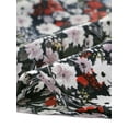 thumbnail image 6 of INSPIRE CHIC Women's Floral Button up Contrast Color Long Sleeve Work Office Shirt, 6 of 6