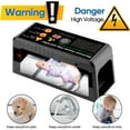 Electric Rat Trap with 8000V Humane Shock Chamber Mouse Killer Zapper