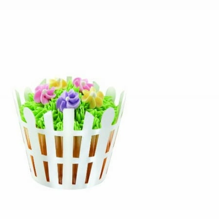 UPC 070896671110 product image for Wilton Picket Fence-Cupcake Wraps, 18 Count | upcitemdb.com