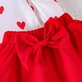 thumbnail image 6 of Unisex Baby Clothes Kids Valentine's Day Outfits Long Sleeve Heart Print Top Red Skirt Set Toddler Girl Outfit Red 18 Months-24 Months, 6 of 7