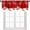 Color 7, variant on Christmas Kitchen Window Valance,Winter Snowflakes Window Treatment Merry Christmas Ball Ornaments Rod Pocket Red Curtain Valance for Bedroom Living Room Bathroom Cafe 1 Piece,54x18 inch