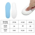 thumbnail image 3 of Unique Bargains 2 Pair Comfortable Trim to Fit Shoe Inserts White, Blue 15, 3 of 6