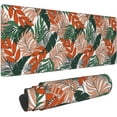 thumbnail image 1 of Large Mouse Pad Design with Tropical Botanical Extended Gaming Mousepad Table Mat with Stitched Edge Fun and Vibrant Gift for Women Tropical Jungle Leaf Pattern (31.5"x11.8"), 1 of 6