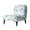 Dragonfly and Leaves, variant on HELLHERO Dustproof Armless Slipcovers for Dining Room, Comfortable Armless Accent Chair Soft Cover, Lemon Print