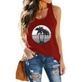 thumbnail image 2 of Hpapadks Women Tank Tops Sleeveless Printed Tanks Loose Fit Running Athletic Shirts Camisole Tops for Women L, 2 of 4