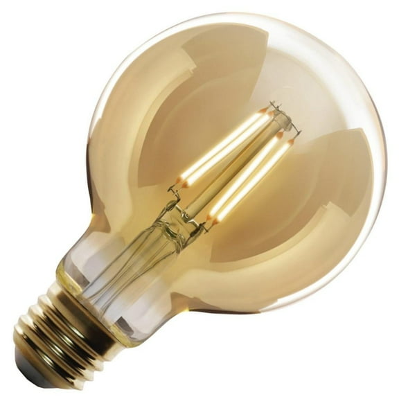 Feit Electric 17996 - G25/VG/LED Globe Style Antique Filament LED Light Bulb