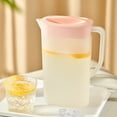 thumbnail image 2 of Glass Pitcher With Lid Carafe For Mixing Drinks Hot Cold Beverages Juice Lemonade Iced Tea Water Jug Kettle, 2 of 3