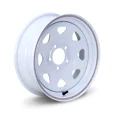 thumbnail image 2 of Free Country Trailer Tire Wheel Assembly ST205/75R15 8-Ply D 107M 5 Lug on 5" PCD White Spoke Rim, 2 of 8